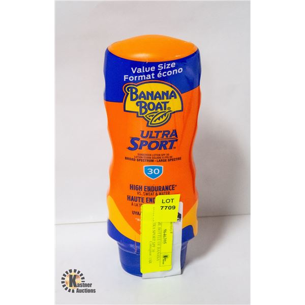 NEW 315ML BOTTLE OF BANANA BOAT ULTRA SPORT SPF 30