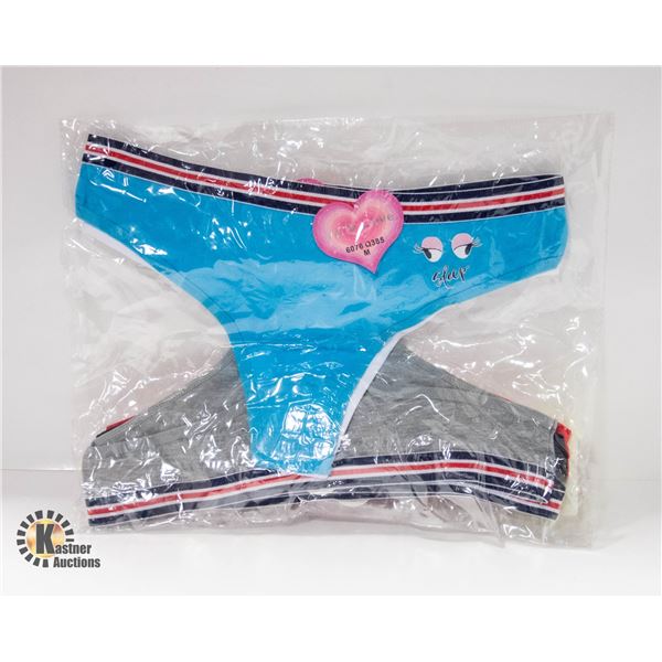 NEW PK OF 5 WOMENS VK'S LOVE COTTON UNDERWEAR SZ M