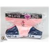 Image 1 : NEW PK OF 5 WOMENS VK'S LOVE COTTON UNDERWEAR SZ L