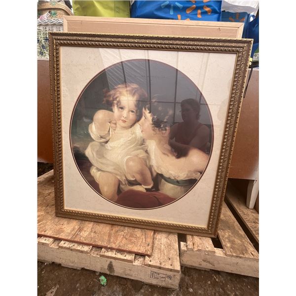 Victorian Style Print 25Wx26H