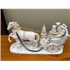Image 1 : Christmas Themed Horse and Carriage Figure 14Wx9H