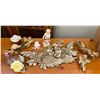 Image 1 : Collection of Angel Figurines and Floral Pieces