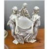 Image 1 : Santinl Furiesi 3 Maidens 'Hymn to Spring' Vase Planter Sculpture Figurine 14.75H