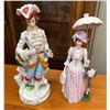 Image 1 : Porcelain Figurine Young Gentleman, Ceramic Lady