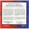 Image 3 : 2003 Legacies of Freedom U.S. & United Kingdom Silver Bullion Coin Set