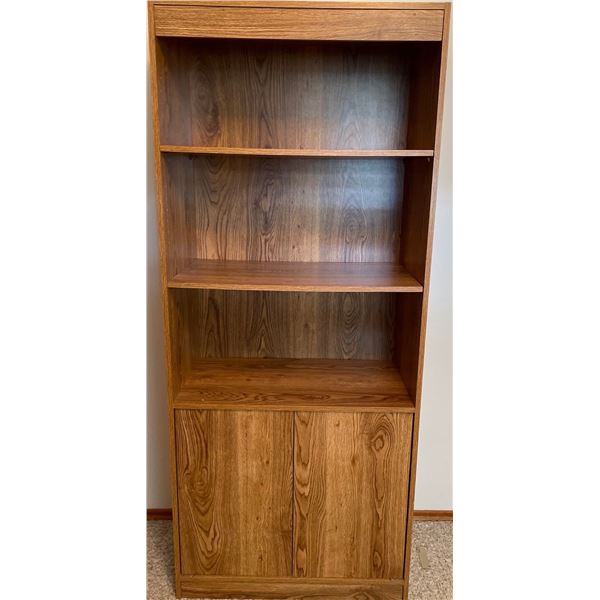 Decorative Book Case w/ Storage Compartment 30x16x72