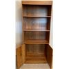 Image 2 : Decorative Book Case w/ Storage Compartment 30x16x72