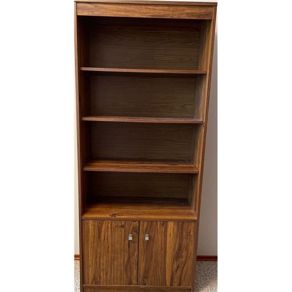 Book Display/Organizing Console w/ Bottom Storage Cupboard 30x26x72
