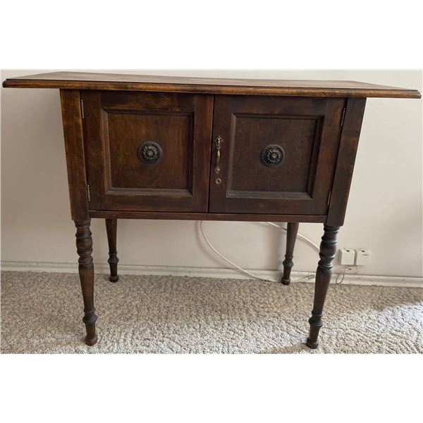 Antique Side Board w/ Lock & Key 36x26x30