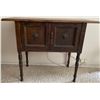 Image 1 : Antique Side Board w/ Lock & Key 36x26x30