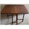 Image 1 : Antique Gateleg Dining Table 45x35x30 Space Efficient Design