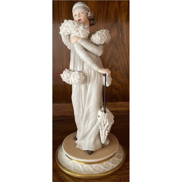 Luigi Fabri's Porcelain Woman w/ Umbrella 242/1000 7T