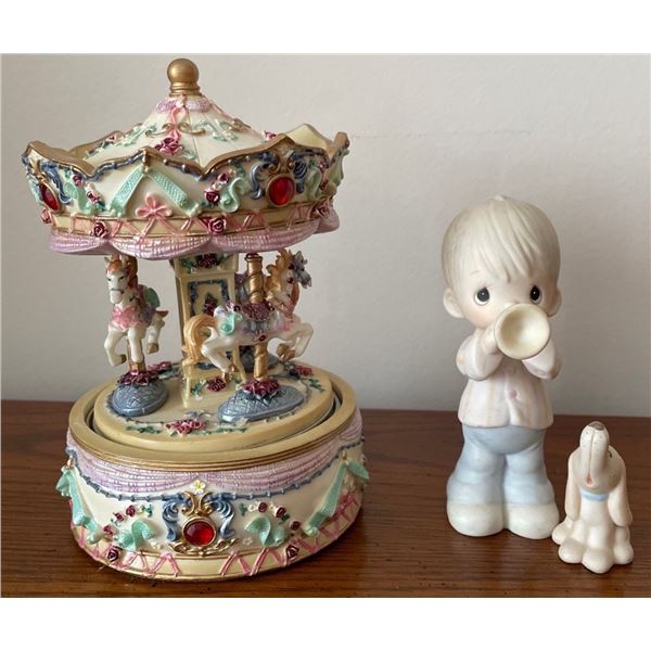 Precious Moments " He is My SongCollectable Music Box Carasel
