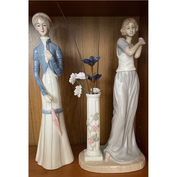 Porcelain Figurines 9T Blue Themed