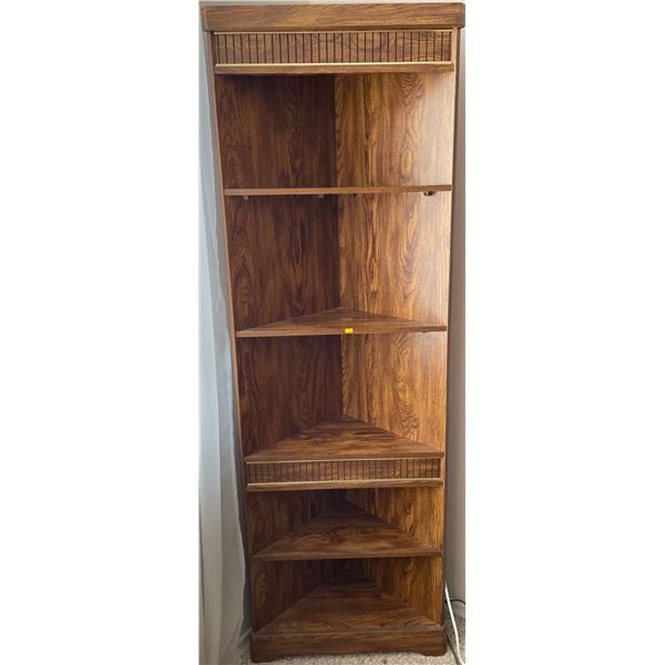 Corner Curio Shelf 24x14x75