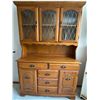 Image 1 : Maple China Hutch w/ Glass 43x18x73