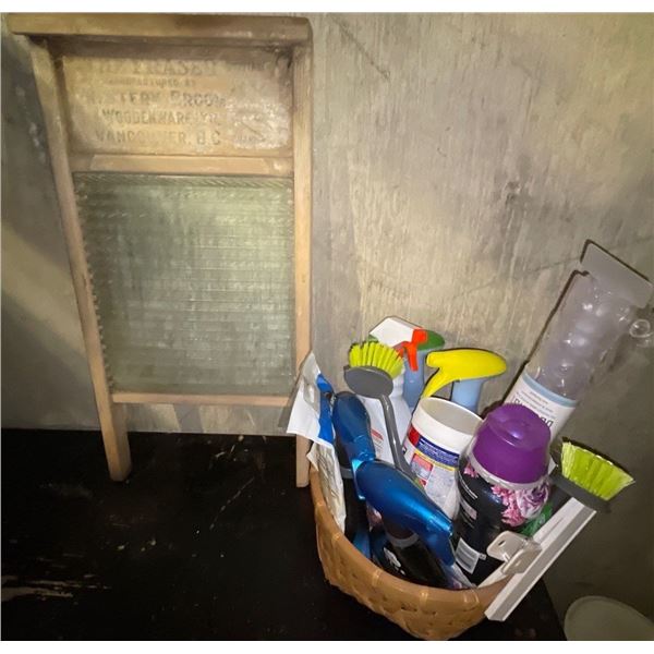 Laundry Essentials Antique Wash Board Febreze & More