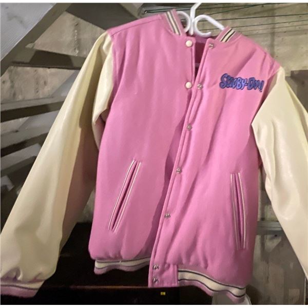 Scooby Doo Letterman Bomber Jacket Ladies Size M
