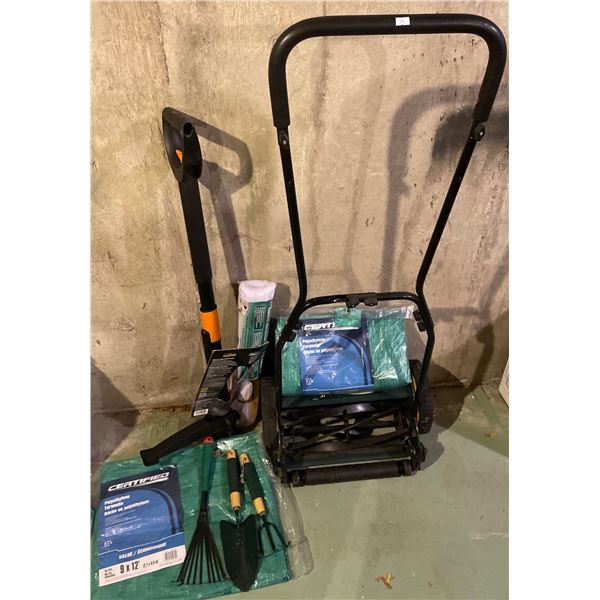 Yard Maintenance/ Outdoor Lot Push Mower Tarp & More