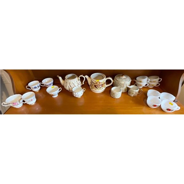 Assorted China Collections Teapots Tea Cups Saucers & More