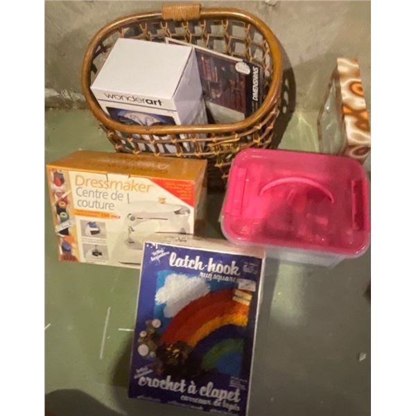 Crafters/ Hobby Lovers Project Pack Mini Dressmaker Sewing Machine & More