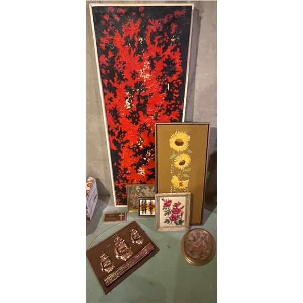 Collection of Vintage Wall Decor 16x49
