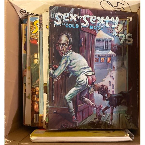 Vintage Adult Funnies "Sex to Sexy" & More