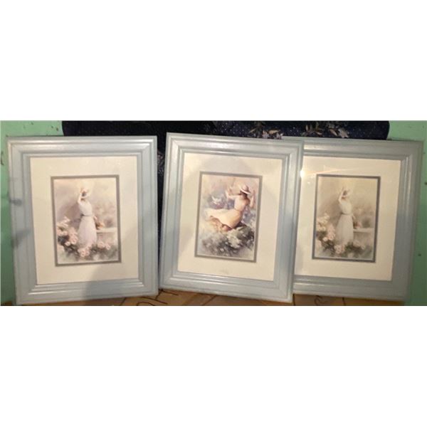 Trio of WaterColor paintings 12x13