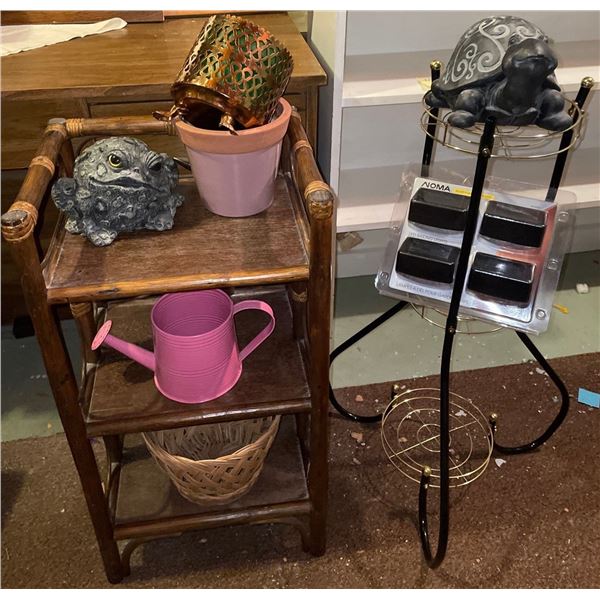 Pair of Vintage Plant Stands (Contents Not Includ.)