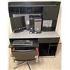 Image 2 : Complete Home Office Set Up Dell PC Components Desk & More 66x19x54