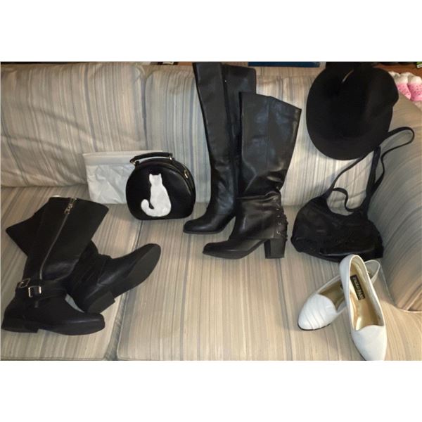 Brand New Ladies Footwear & Accessories Size 9 Boots Flats Fedora & More