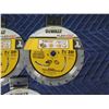 Image 2 : Qty 3 Packages (of 3 ea) DeWalt DWAFV37243  Circular Saw Blades New