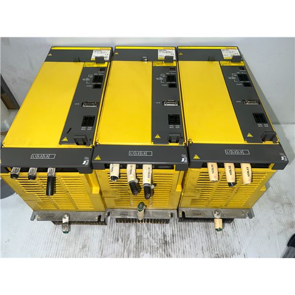 (3) Fanuc #A06B-6120-H045 Drives