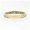 Image 7 : Classic 14k Gold 1.0 ctw 23 Channel Set Round Diamond Stackable Wedding Band Rin