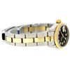 Image 3 : Rolex Ladies Quickset Two Tone Black Diamond Datejust With Oyster Band