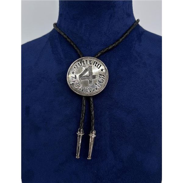 Navajo Chili Cook Off Sterling Silver Bolo Tie
