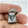 Image 2 : Sterling Cowboy Cow Bell Scarf Slide