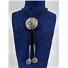 Image 1 : Kee Nez Navajo Sterling Turquoise Bolo Tie