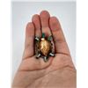 Image 1 : Navajo Sterling Shell Turtle Bolo Slide