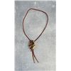 Image 2 : Hand Made Snake Skin Turquoise Bolo Tie