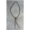 Image 2 : Navajo Sterling Silver Turquoise Bolo Tie