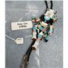Image 6 : Jonathan Beyuka Zuni Kachina Dancer Bolo Tie