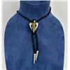 Image 1 : Rattlesnake Fangs & Rattle Bolo Tie
