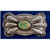 Old Pawn Navajo Turquoise Sterling Bolo Tie