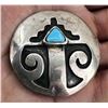Image 1 : Sam Bahe Navajo Sterling Turquoise Bolo Tie