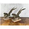 Image 1 : Mid Century Brass Pheasant Bookends
