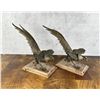 Image 2 : Mid Century Brass Pheasant Bookends