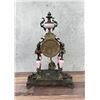 Image 2 : Antique French Porcelain and Bronze Mantle Clock