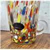 Image 8 : Set of 6 Murano Confetti Glass Mugs