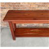 Image 4 : Custom Made Redwood Hall Table